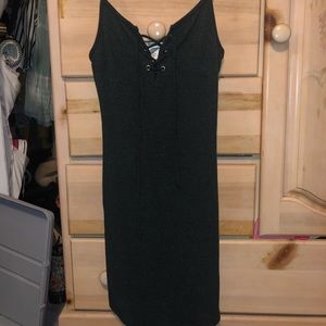 Emerald green body con dress!